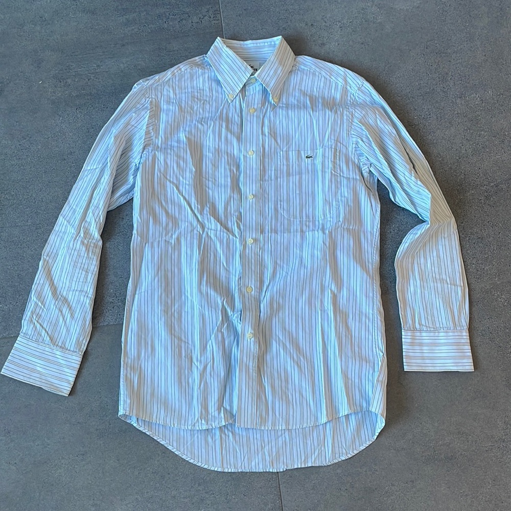 Mens Lacoste button down shirt